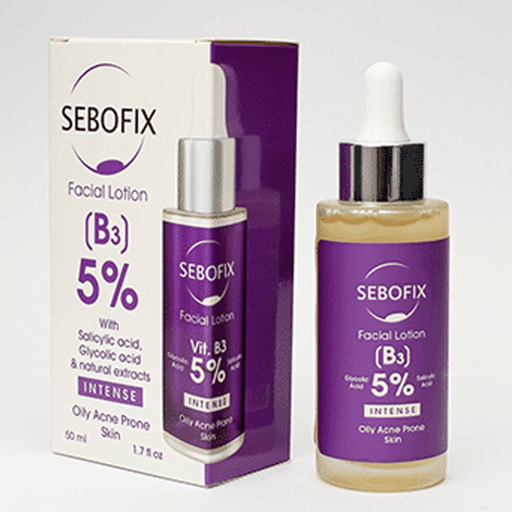 Sebofix Facial Lotion 🌿 لوشن للبشرة الدهنية والمختلطة للتحكم في اللمعان