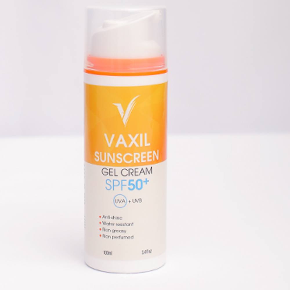 Sunscreen Gel Cream 100ml 🌿 حماية مزدوجة وحجم اقتصادي بدون لمعان