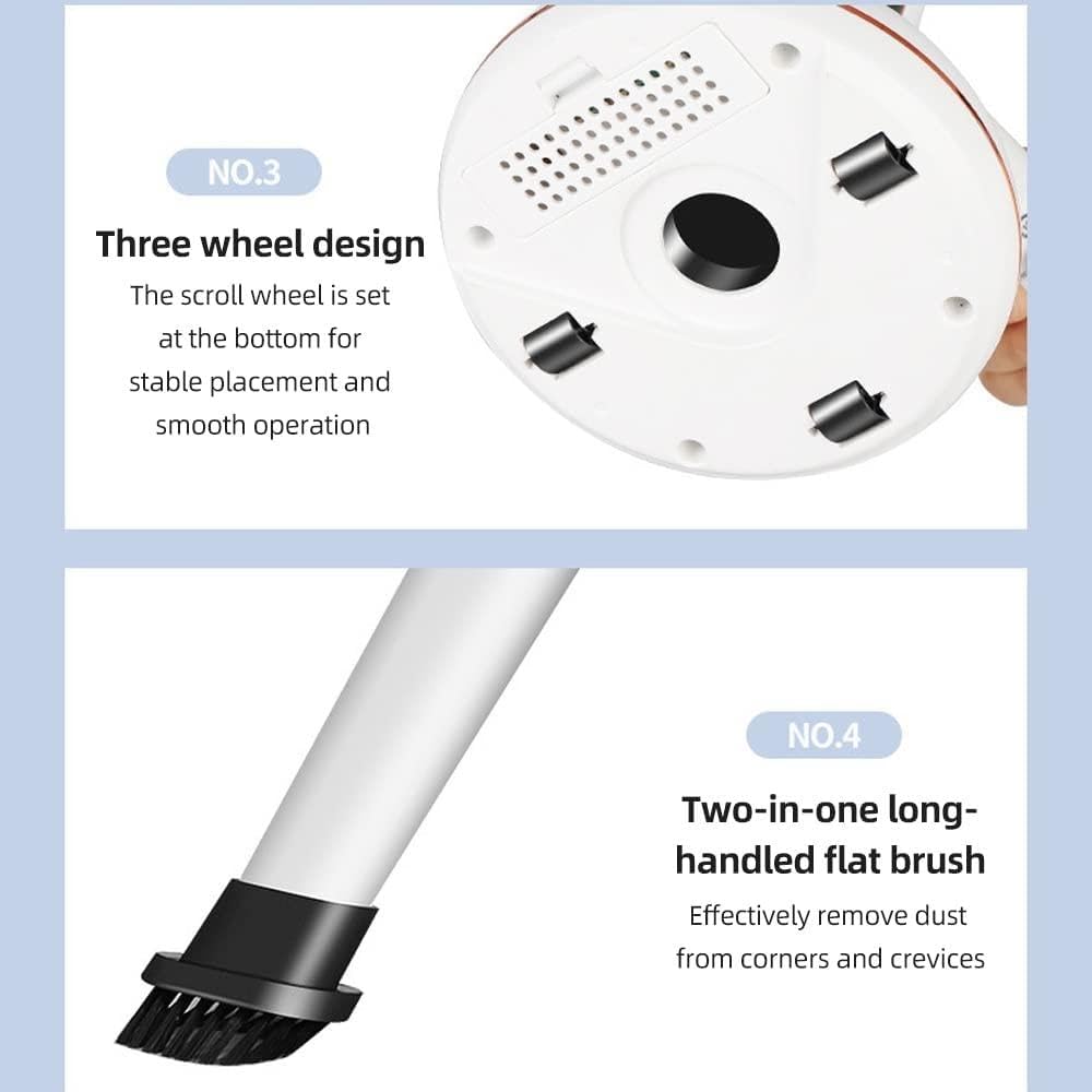 مكنسة محمولة 2×1 شفط وتعقيم | للبيت والعربية