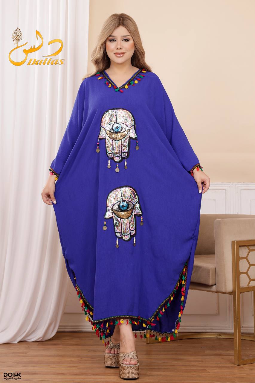 عباية مطرزة بتصميم عصري – قماش مستورد عالي الجودة