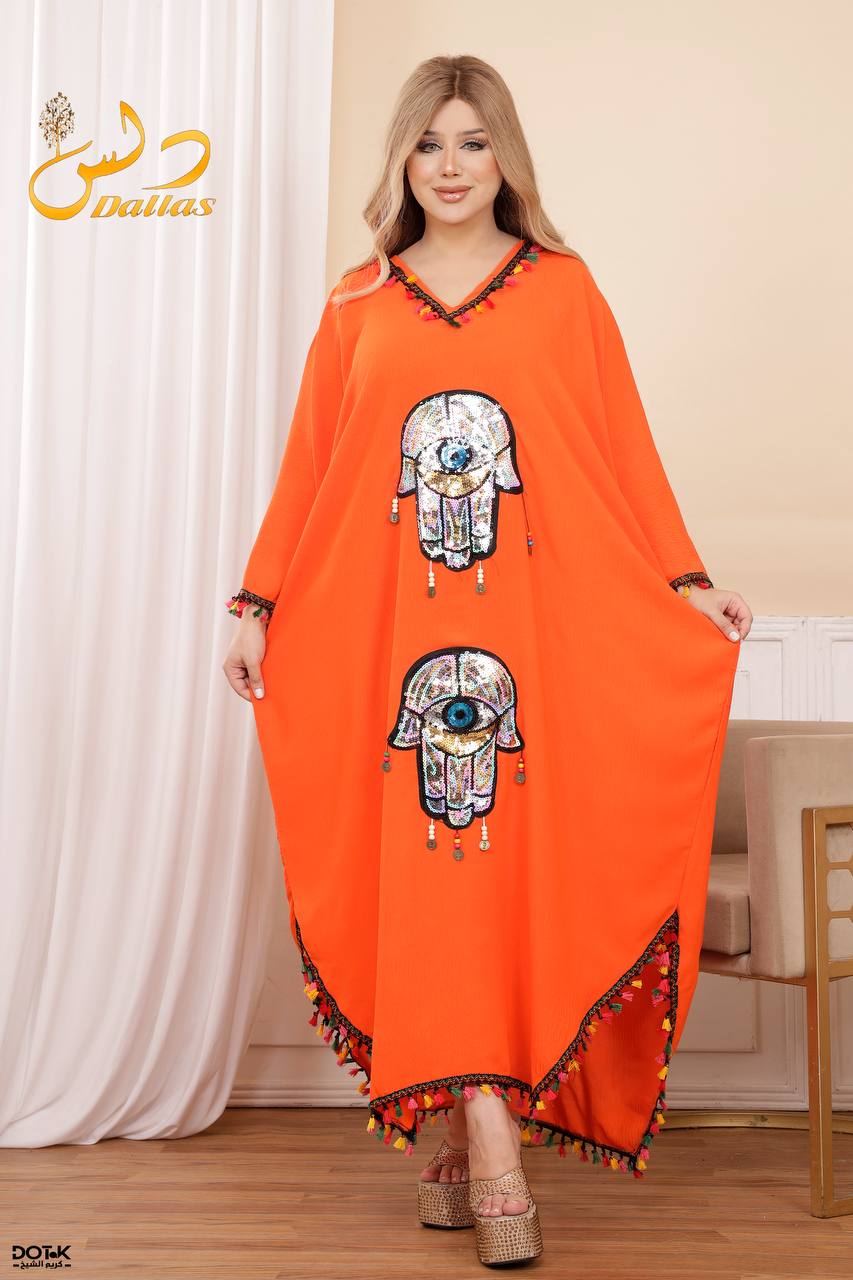 عباية مطرزة بتصميم عصري – قماش مستورد عالي الجودة