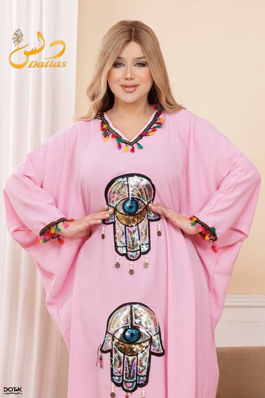 عباية مطرزة بتصميم عصري – قماش مستورد عالي الجودة