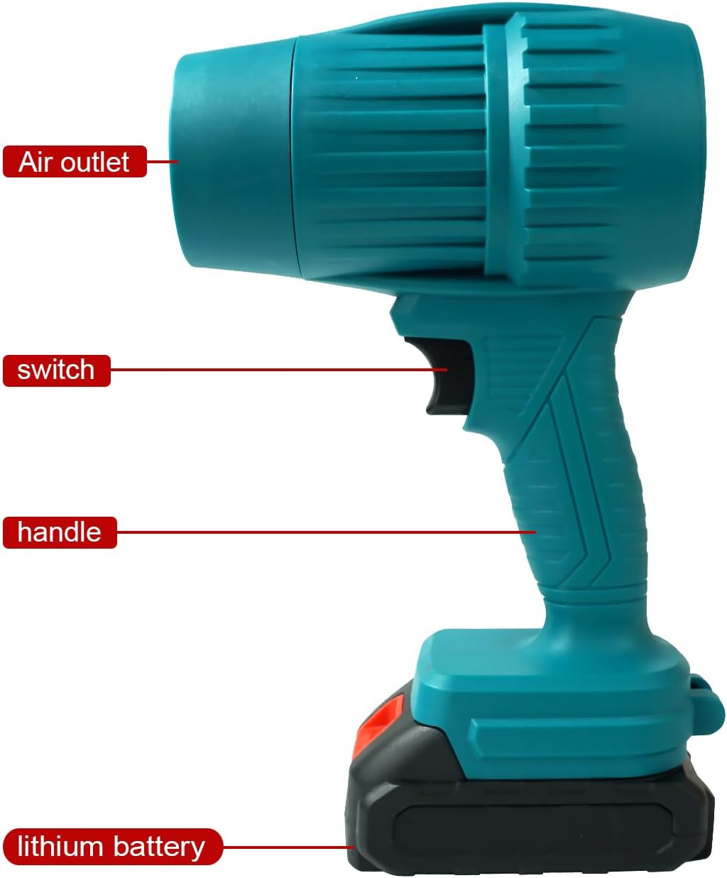 بلاور هواء كهربائي محمول 24 فولت ببطارية ليثيوم قابلة للشحن – Mh4Hnca