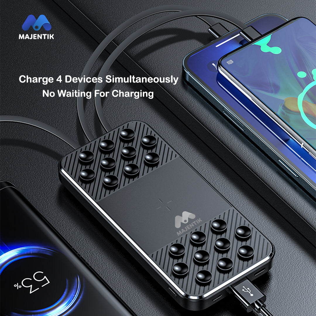 باور بانك مجناتك 3 في 1 🔋🧲 – سعة 10000mAh مع شحن سريع
