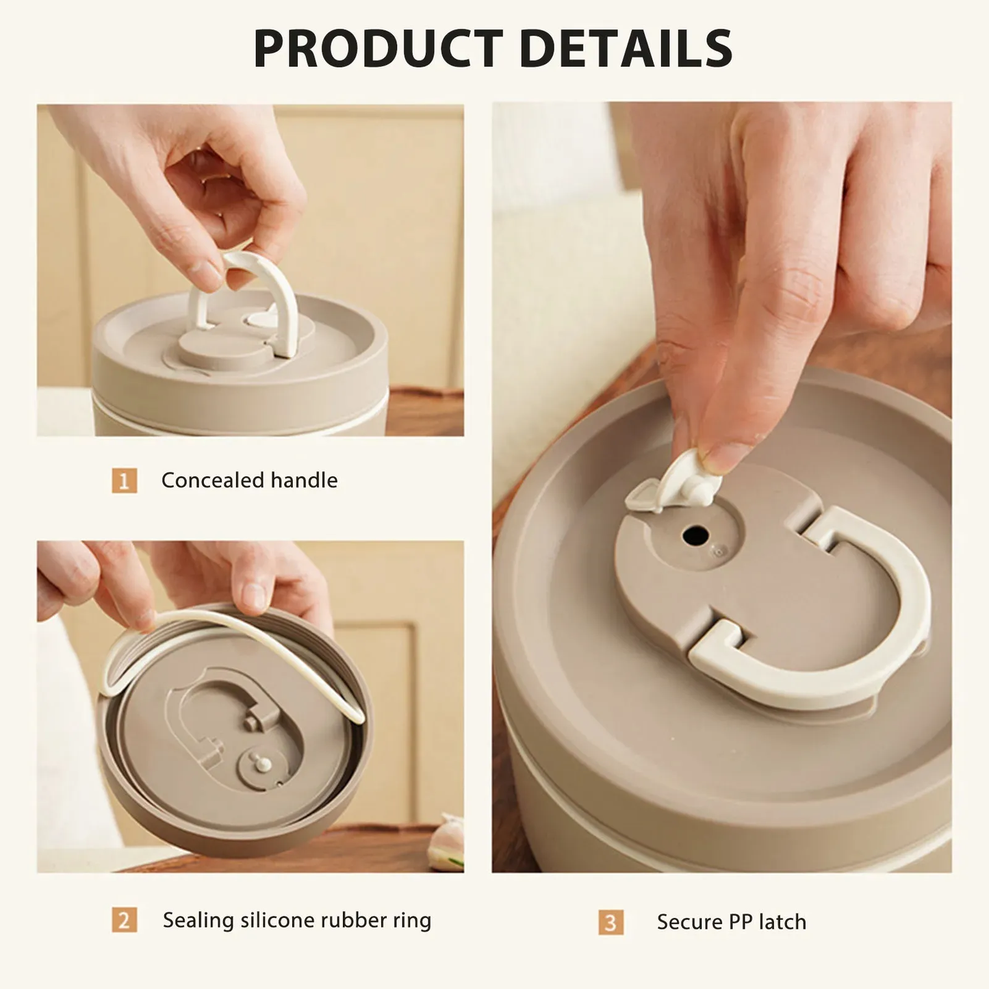 لانش بوكس 4 قطع ستانلس ستيل حراري مع شنطة أنيقة – cwjVYos