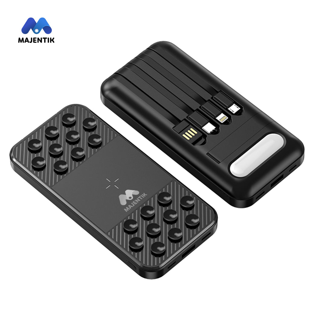باور بانك مجناتك 3 في 1 🔋🧲 – سعة 10000mAh مع شحن سريع