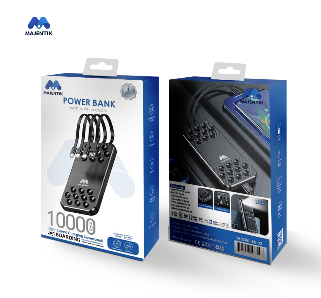 باور بانك مجناتك 3 في 1 🔋🧲 – سعة 10000mAh مع شحن سريع