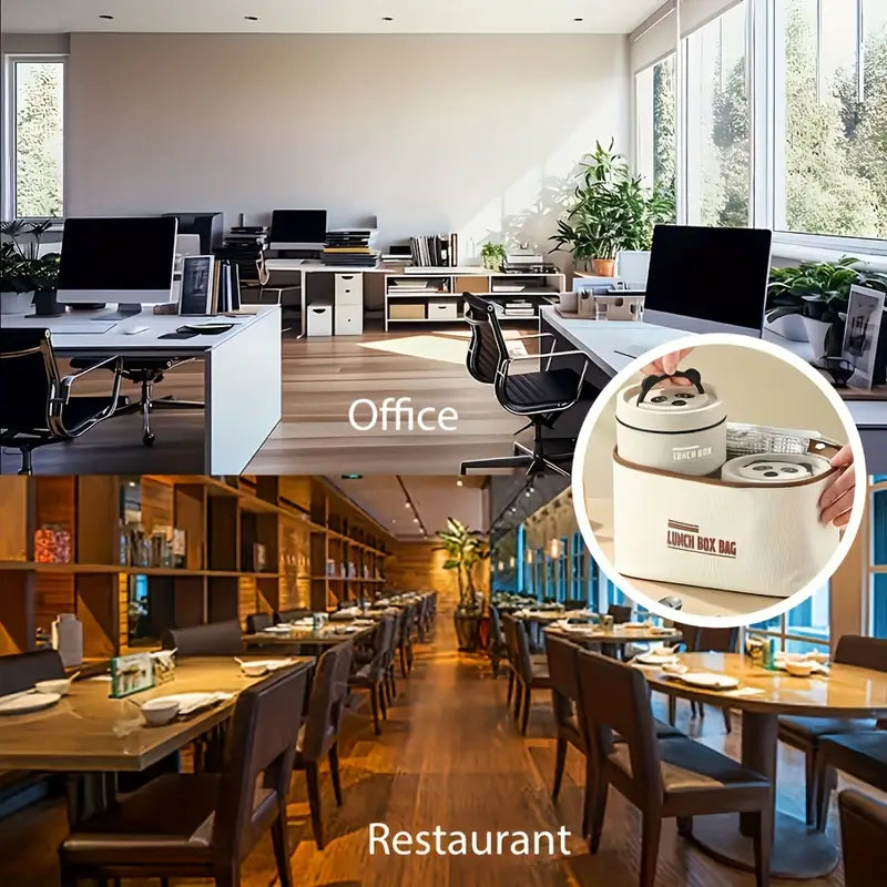 لانش بوكس 4 قطع ستانلس ستيل حراري مع شنطة أنيقة – cwjVYos