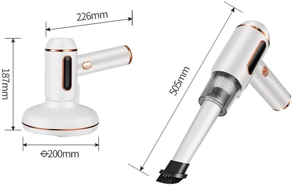 مكنسة محمولة 2×1 شفط وتعقيم | للبيت والعربية