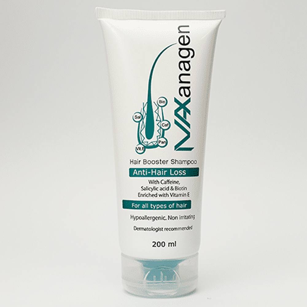 شامبو Maxanagen لعلاج تساقط الشعر 200ml ✨ يقوي ويكثف الشعر من الجذور للأطراف
