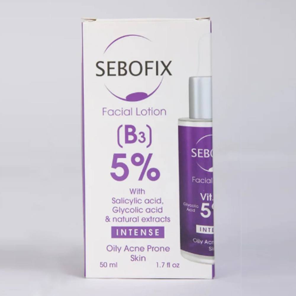 Sebofix Facial Lotion 🌿 لوشن للبشرة الدهنية والمختلطة للتحكم في اللمعان
