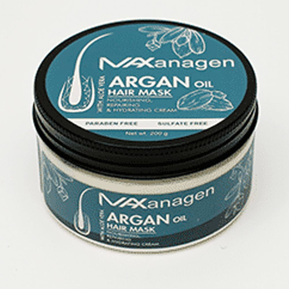 ماسك الشعر Maxanagen 🌸 تغذية عميقة ولمعان طبيعي