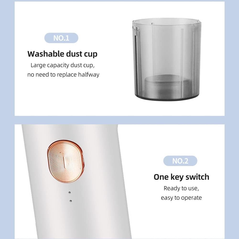 مكنسة محمولة 2×1 شفط وتعقيم | للبيت والعربية