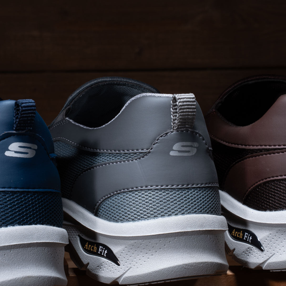 حذاء رجالي Skechers كود BH | خفيف جداً بنعل EVA مريح – بدون رباط