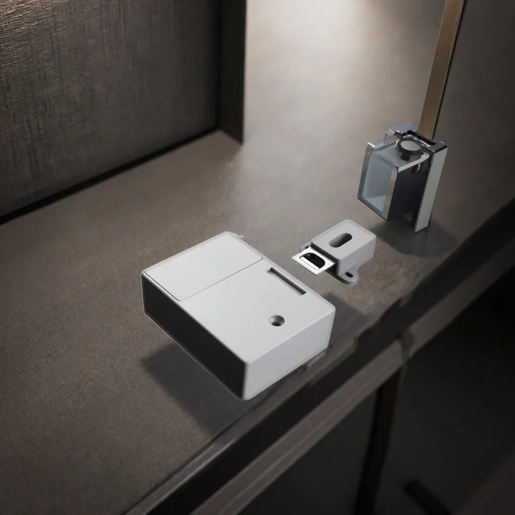 قفل خزانة مخفي بشفرة RFID كود bGxUYMX | قفل ذكي للأدراج والخزائن بدون مفاتيح