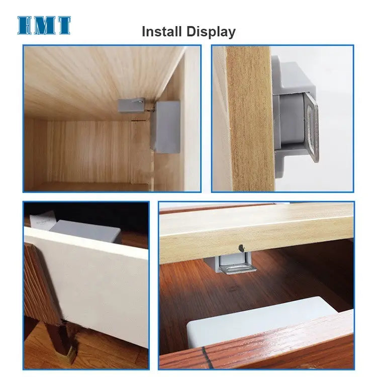 قفل خزانة مخفي بشفرة RFID كود bGxUYMX | قفل ذكي للأدراج والخزائن بدون مفاتيح