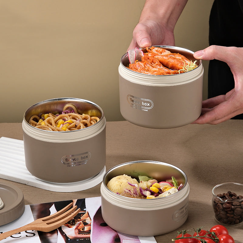 لانش بوكس 4 قطع ستانلس ستيل حراري مع شنطة أنيقة – cwjVYos