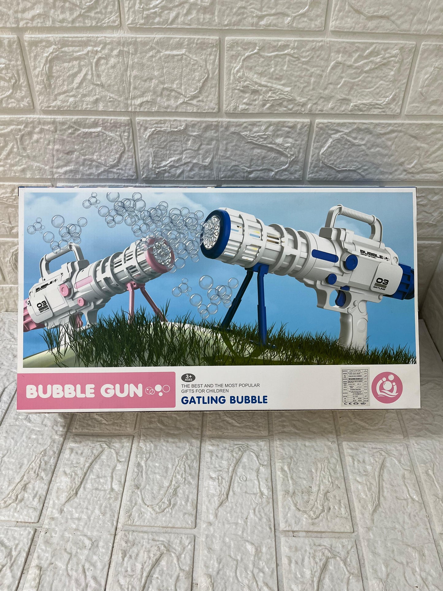 رشاش بابلز أربيچيه Gatling Bubble Gun oyFi9cV | لعبة فقاعات للأطفال